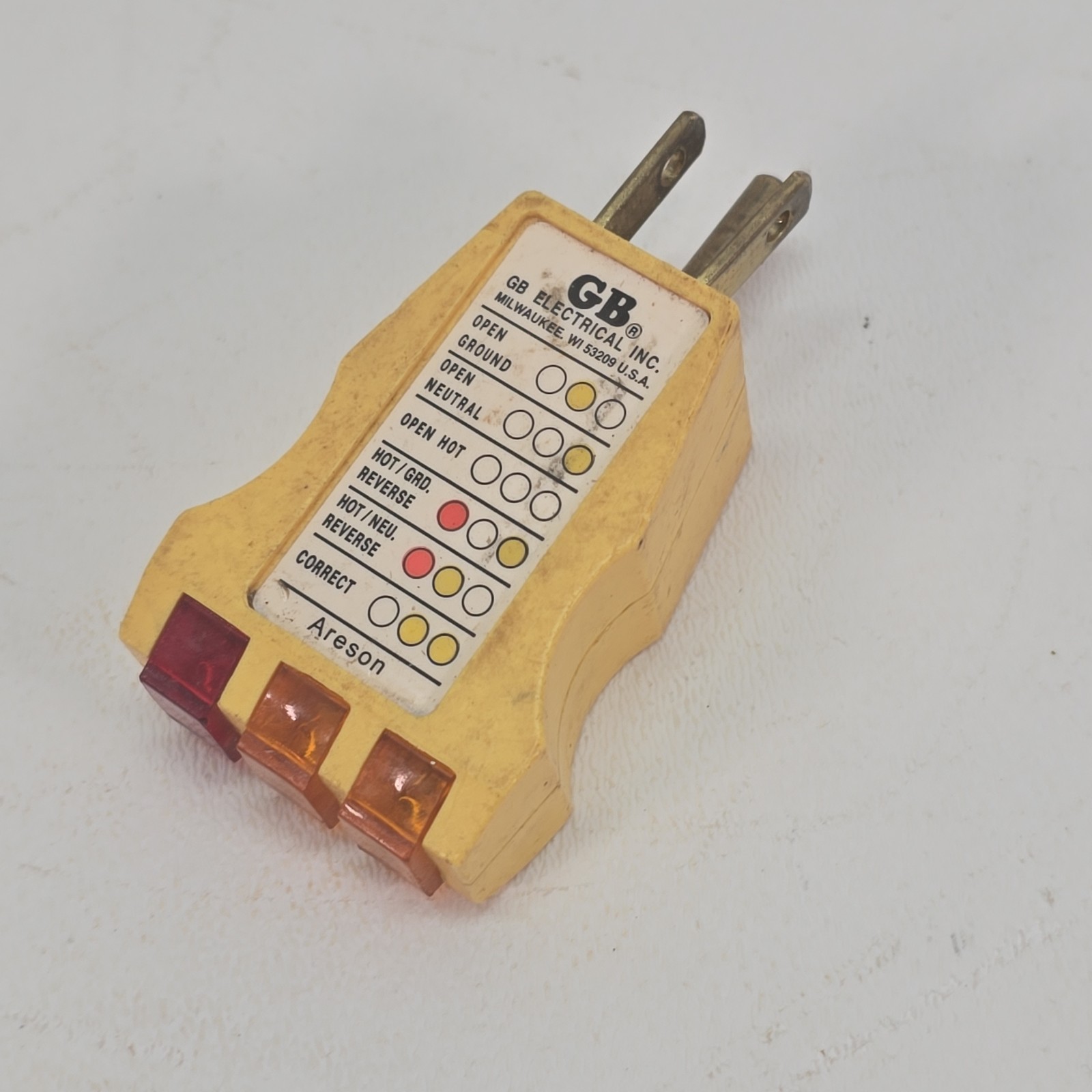 GB Electrical Receptacle Outlet Plug Testers GRT-500 Circuit Tester 125V