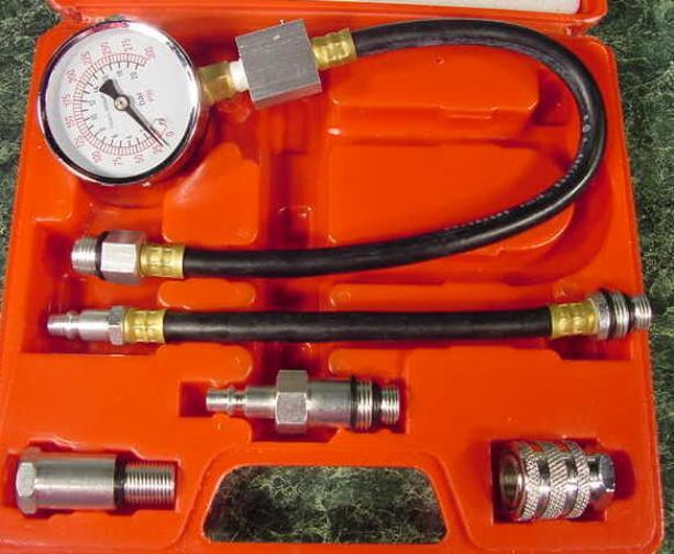 Automotive COMPRESSION TESTER w/ adpters Motor engine