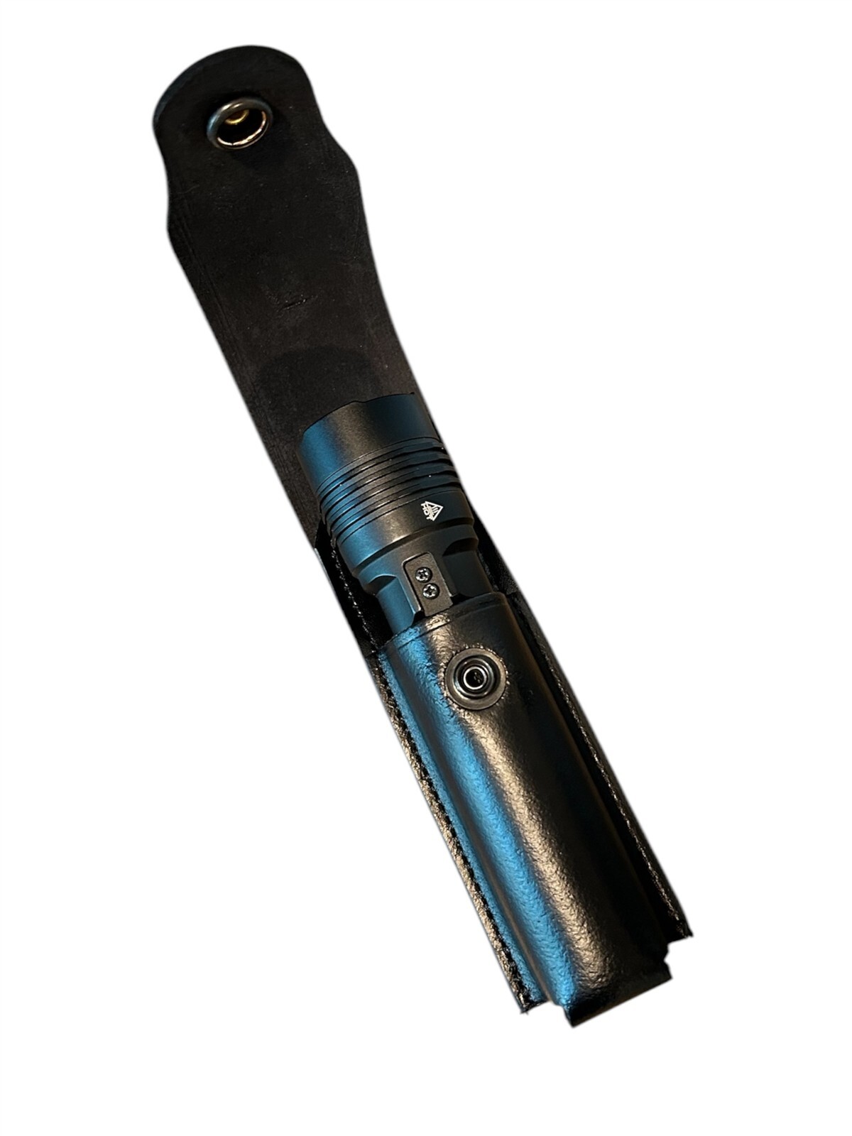 Perfect Fit Leather Closed Top Flashlight Holder Streamlight ProTac HL-X Chrome