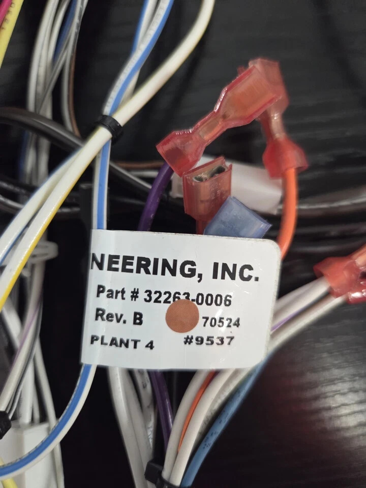 Bunn Wire Harness, Main, Ultra-2 Part # 32263.0006
