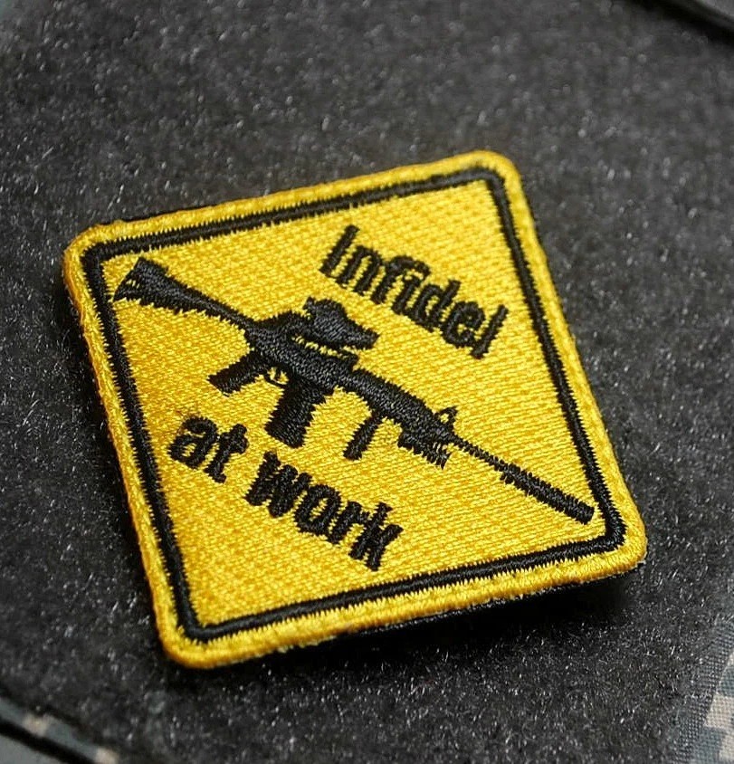 JSOTF-A AFGHANISTAN SEAL ODA SFG MARSOC vêlkrö 2" TAB: INFIDEL SNIPER AT WORK