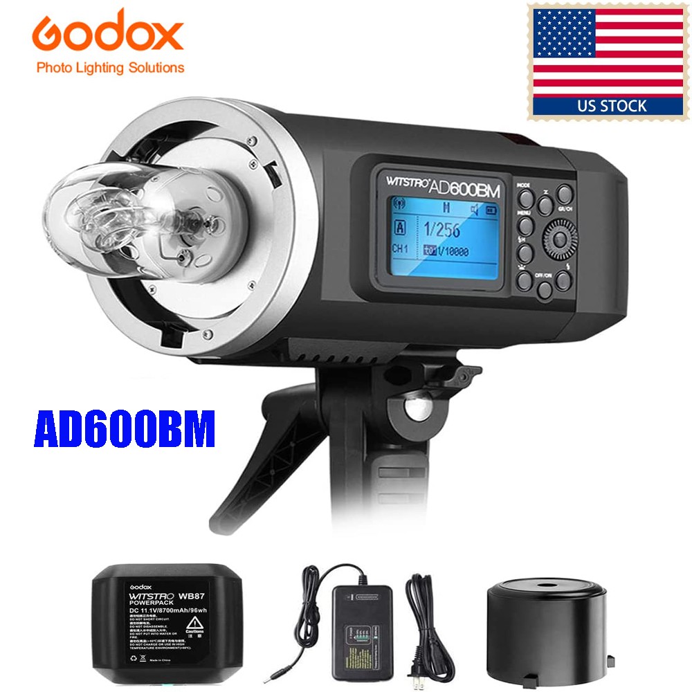 Godox AD600BM 600Ws HSS 1/8000s 2.4G Outdoor Studio Flash Light Bowens Mount