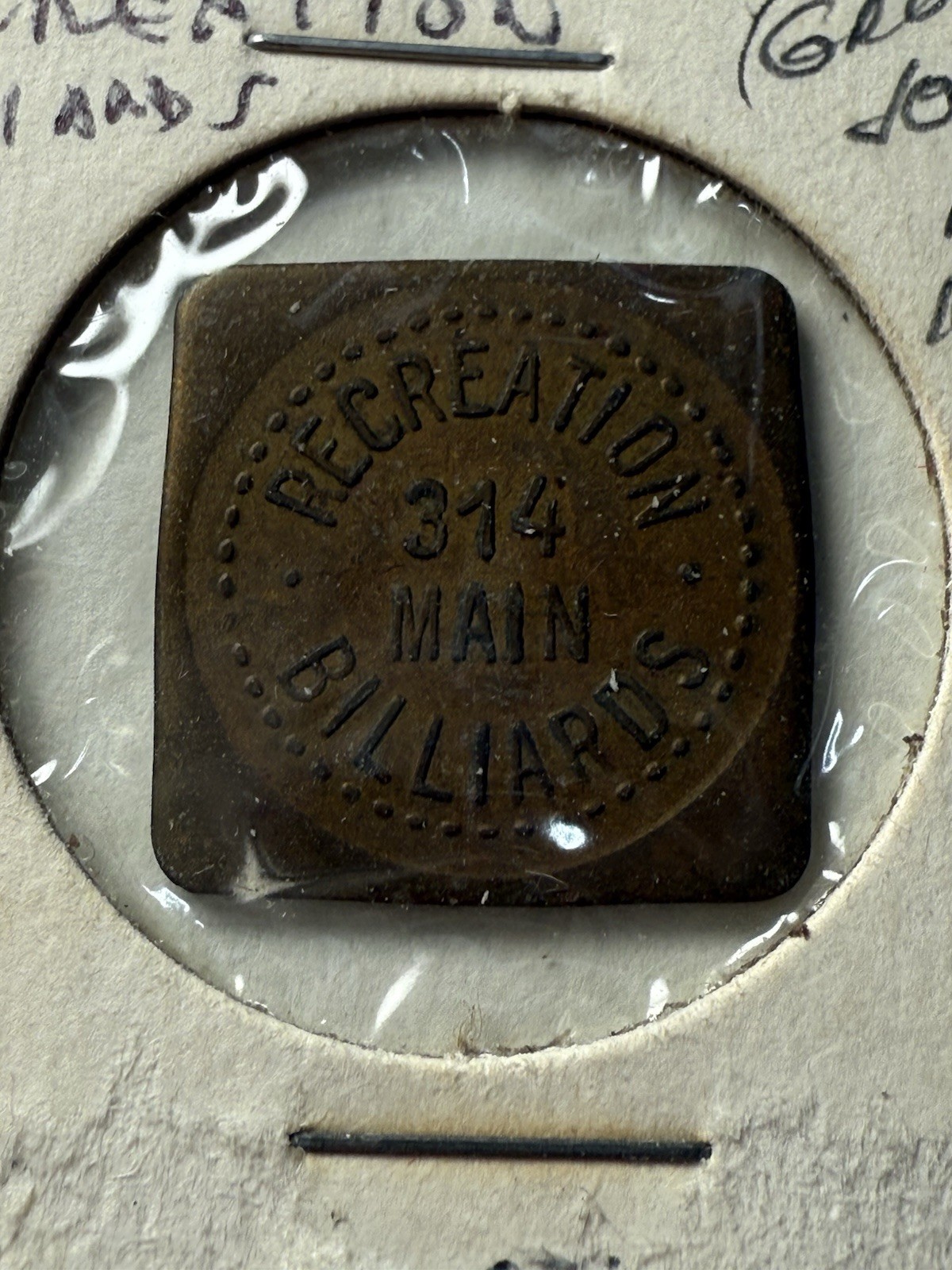 Joplin, MO, Recreation 314 Main Billiards, GF 5¢ In Merchandise Token, TC-67926