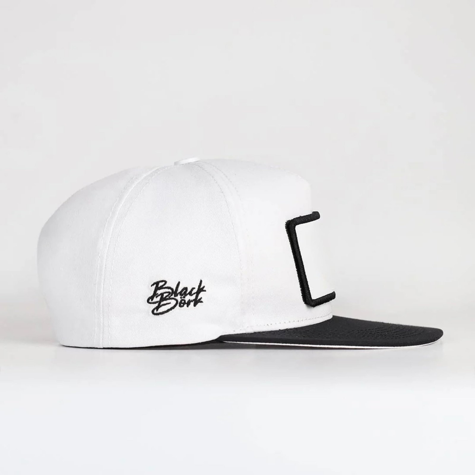 BlackBork Risk Snapback Hat Navy Hip Hop Courage One Size, Whi̇te(black La)