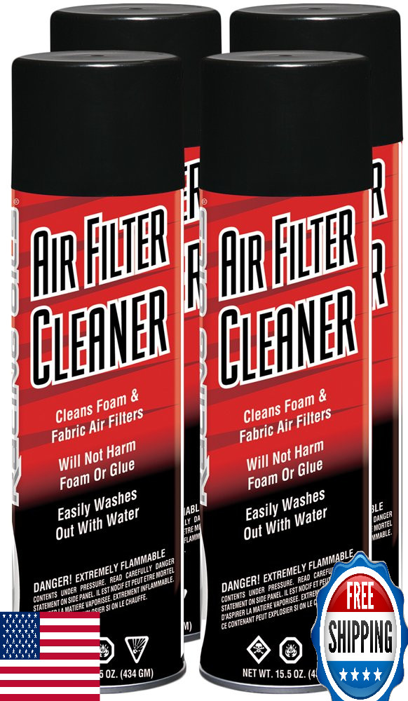 Maxima 79920-4PK Air Filter Aerosol Cleaner, 62 fl. oz., 4 Pack