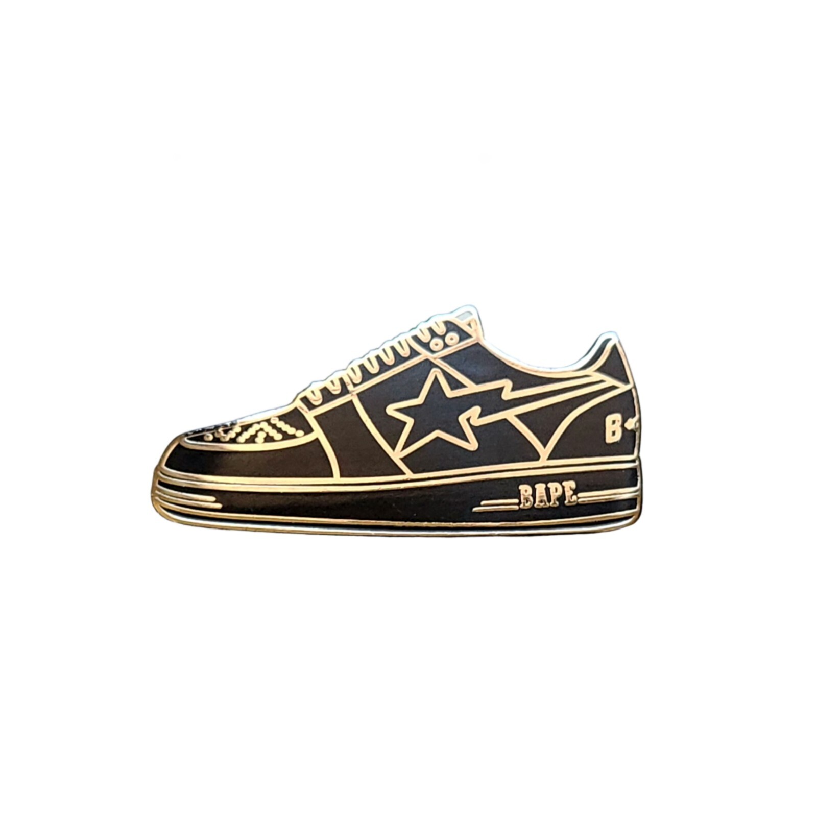 ⚡RARE⚡ PINTRILL x A BATHING APE Sneaker Bape Pin *BRAND NEW* LE TOKYO JAPAN 🐵