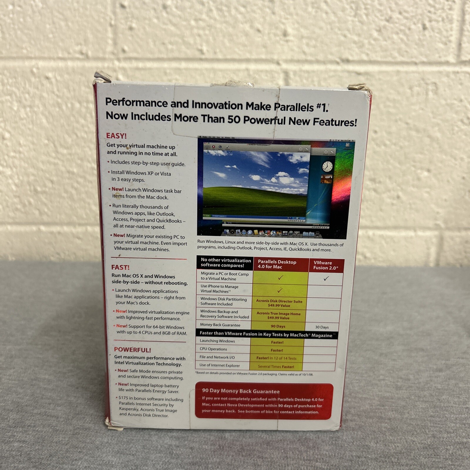 Parallel Desktop 4.0 for Mac OS X 10.4.11 or Later (Sealed)