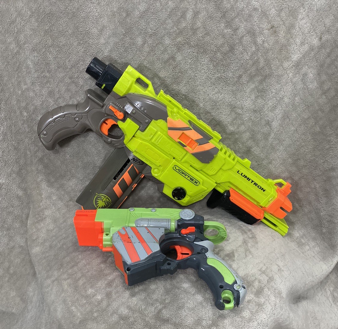 Nerf Vortex Lumitron Disc Blaster Untested And Nerf Disc Blaster Pistol