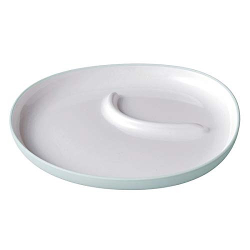 KINTO BONBO Plate 240x220mm Blue Gray Kids Baby Microwave and Dishwasher Safe