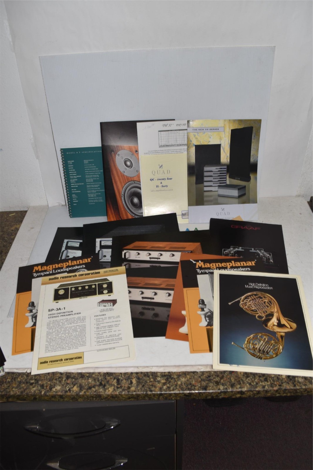*LL* VINTAGE LOT OF 50+ AUDIO STEREO AUDIOPHILE SOUND CATALOGS & PROMOS (MPR51)