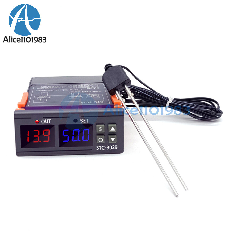 STC-3029 Digital Soil Humidity Sensor Switch Controller Regulator Hygrometer New