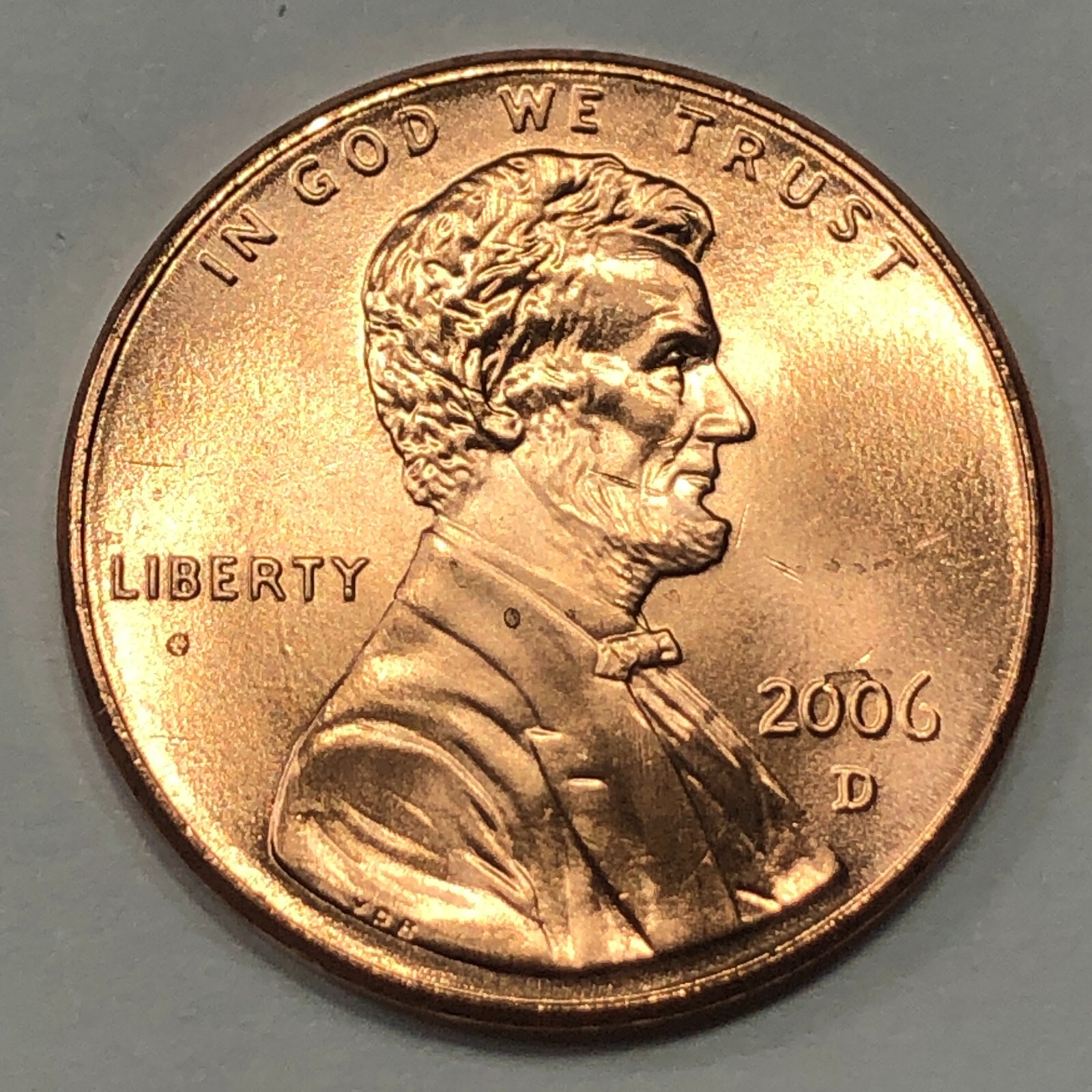 2006 D - Uncirculated Lincoln Memorial Cent
