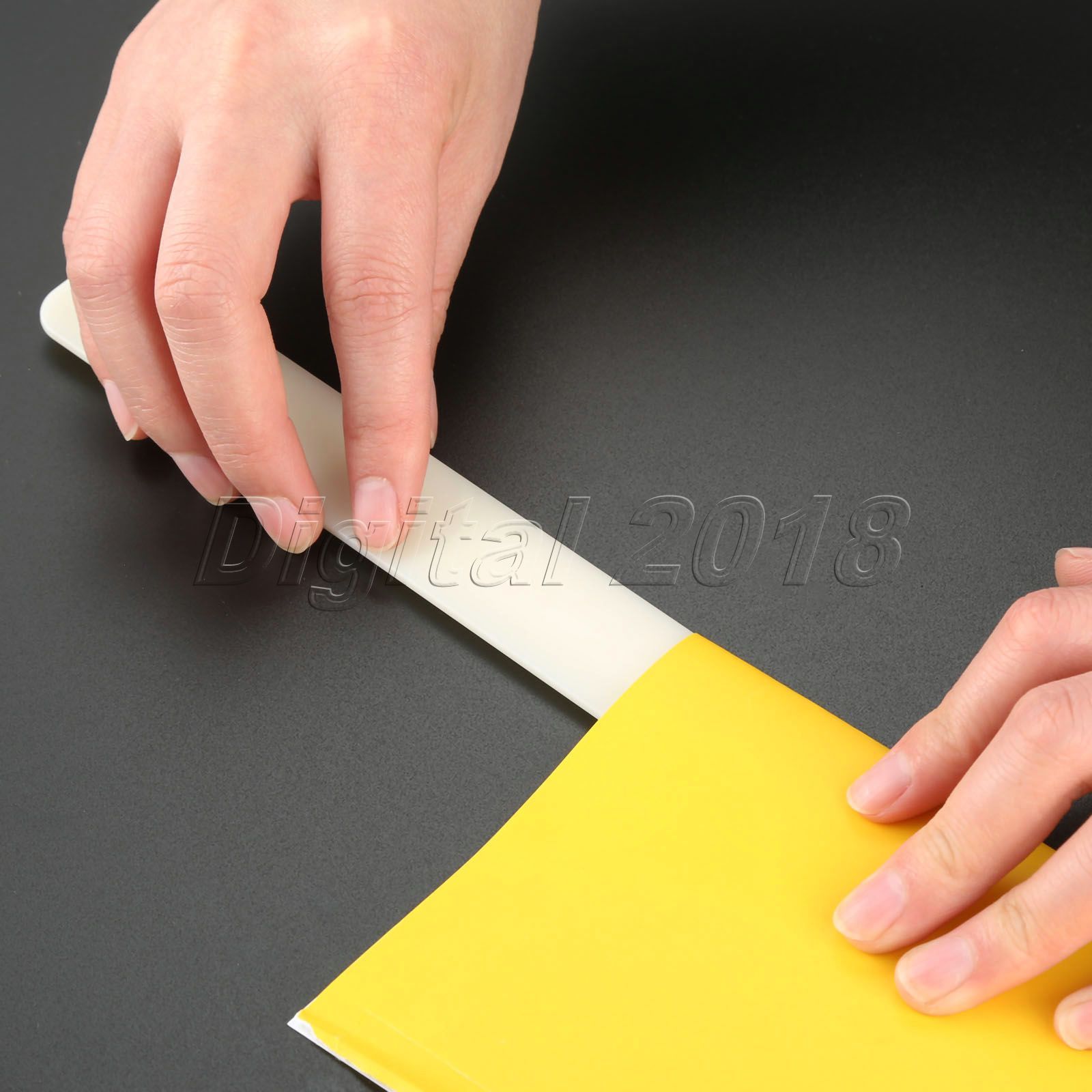 2Pcs Natural Bone Folder Creaser Scoring Folding Creasing Paper Leather Crafts