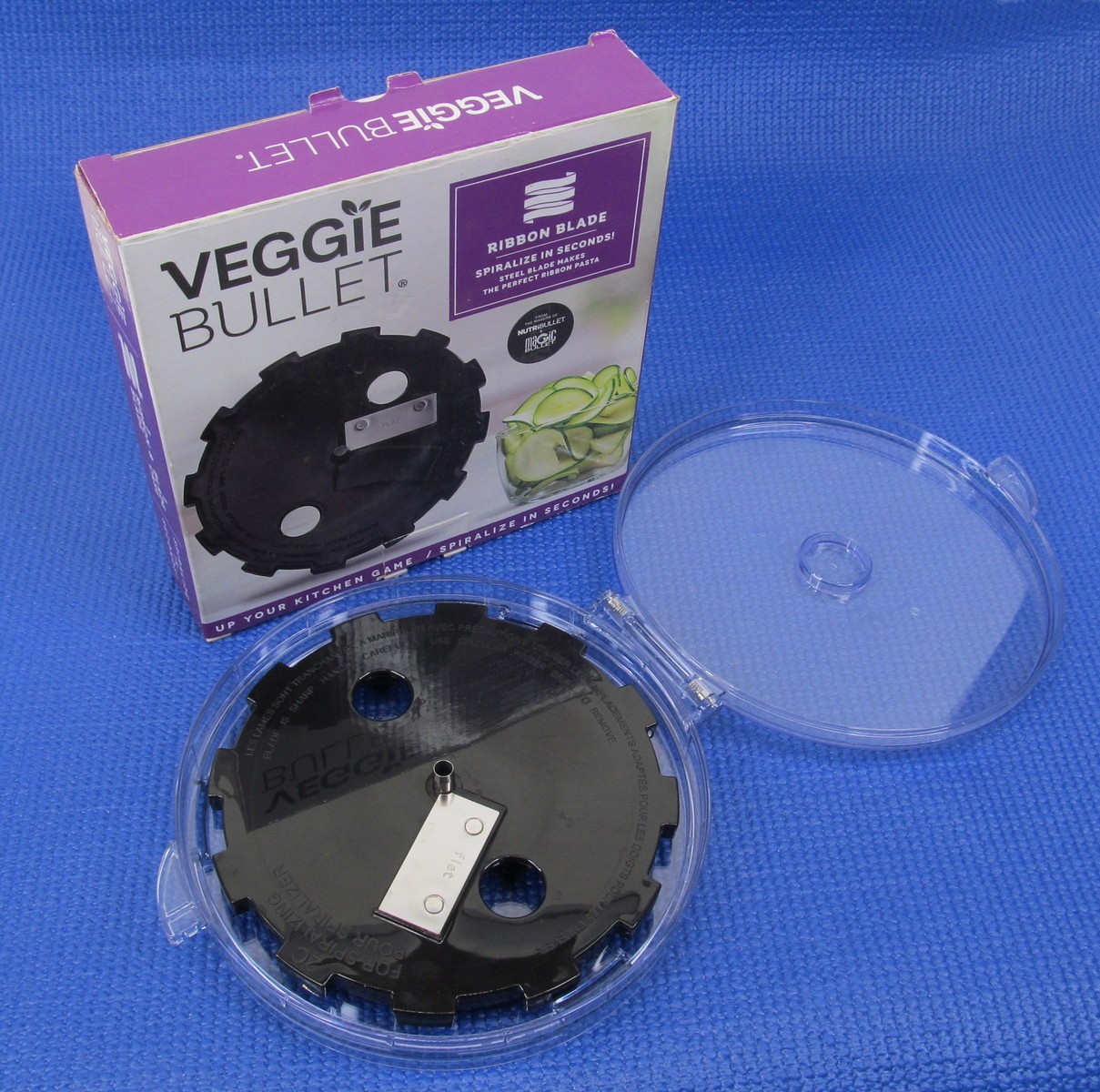 Veggie Bullet Replacement Spiral Ribbon Blade | VBR-U0204 | with Storage Box
