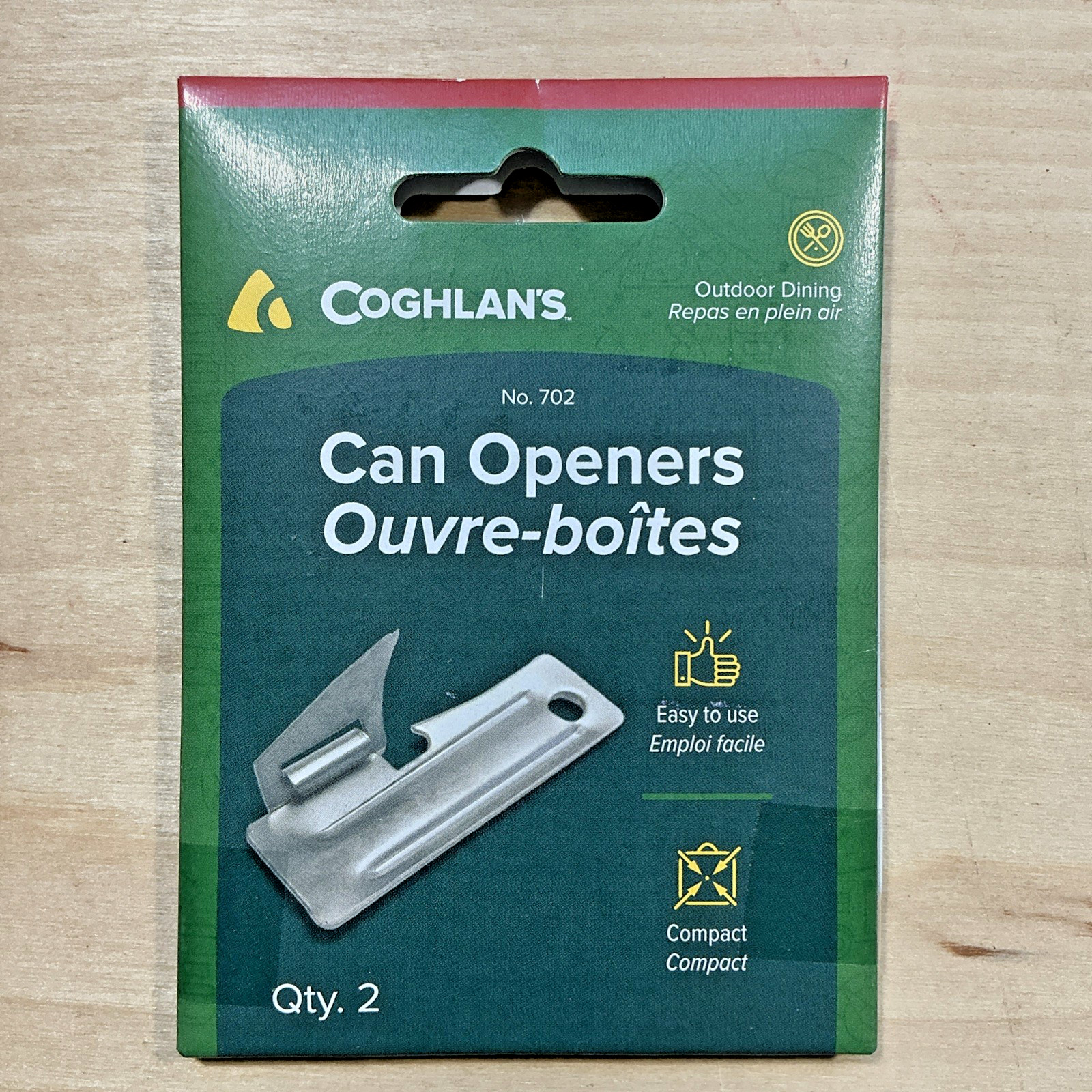 Coghlan’s No. 702 Can Openers Camping Hiking Survival Manual Opener 2 Pack
