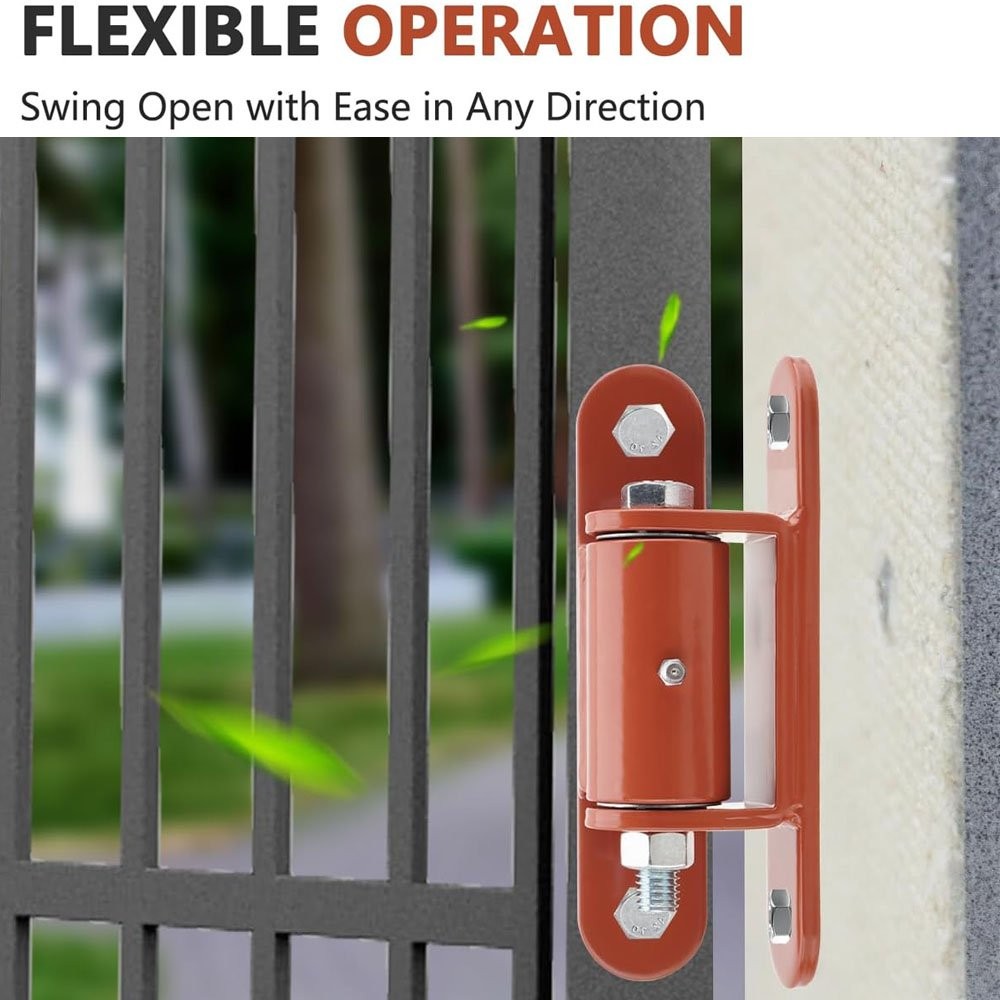2x 7 Inch Heavy Duty Gate Hinge, Bolt onto Gate Hinge, Weldable Hinges for Gate