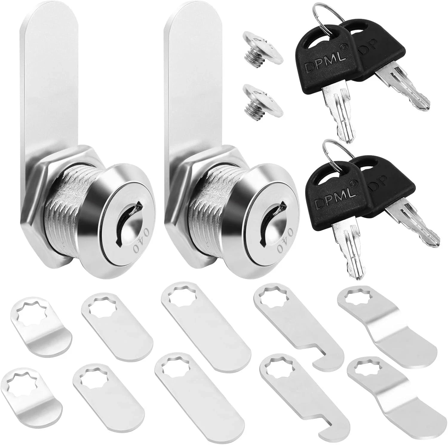 (2 Pack Keyed Alike) Truck Tool Box Locks with Keys - Replacement Pickup