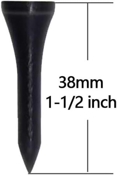 Zivisk Wooden Golf Tees 11/2 inch 100 Count 15 Short Golf Wood Bamboo Tees
