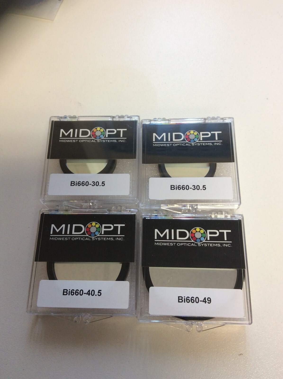 Bi660-30.5 Bi660-40.5 49 MIDWEST OPTICAL MIDOPT DARK RED  INTERFERENCE BANDPASS