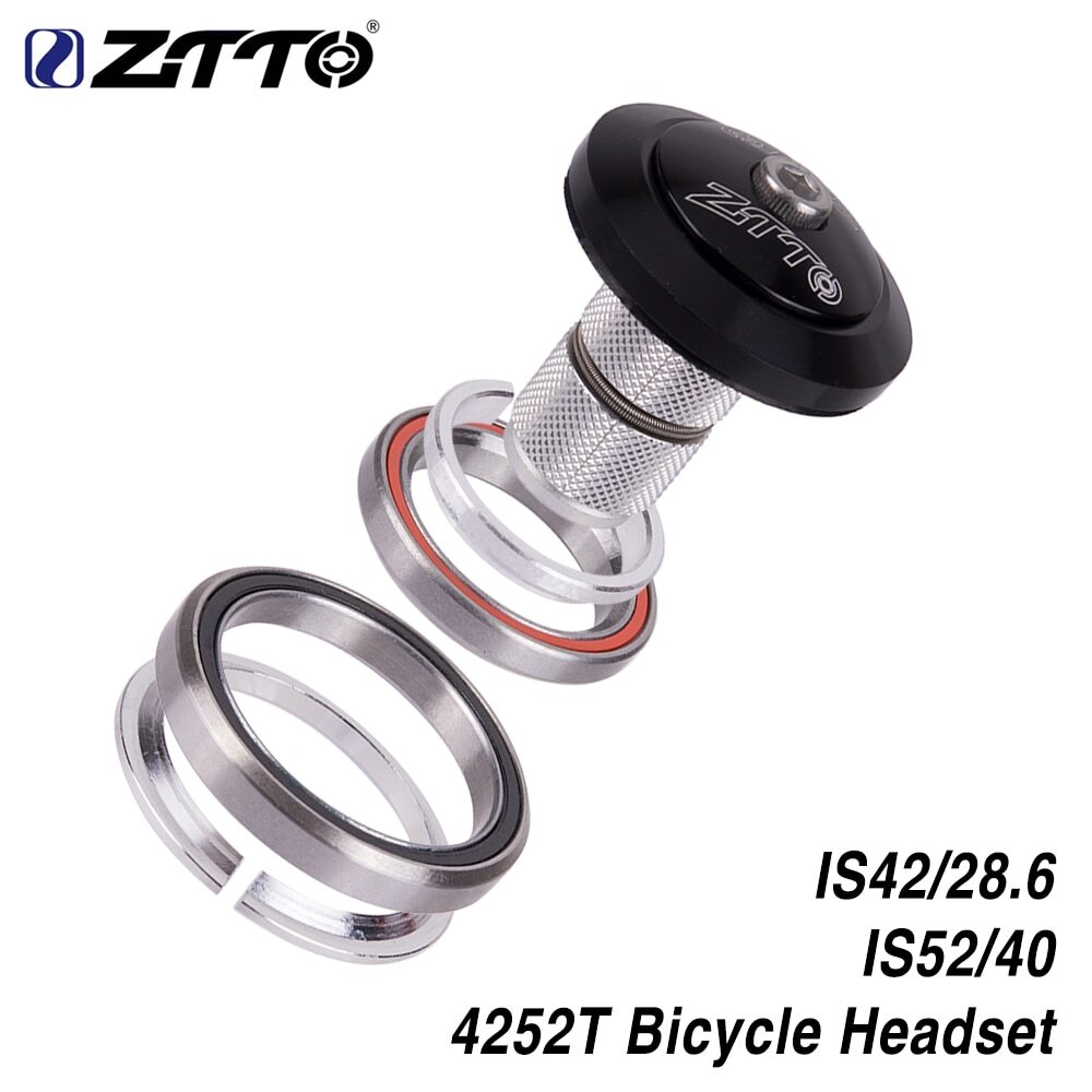 MTB Bike Road Bicycle Headset 42mm 52mm 1 1/8"-1 1/2" Tapered Tube fork Bearing