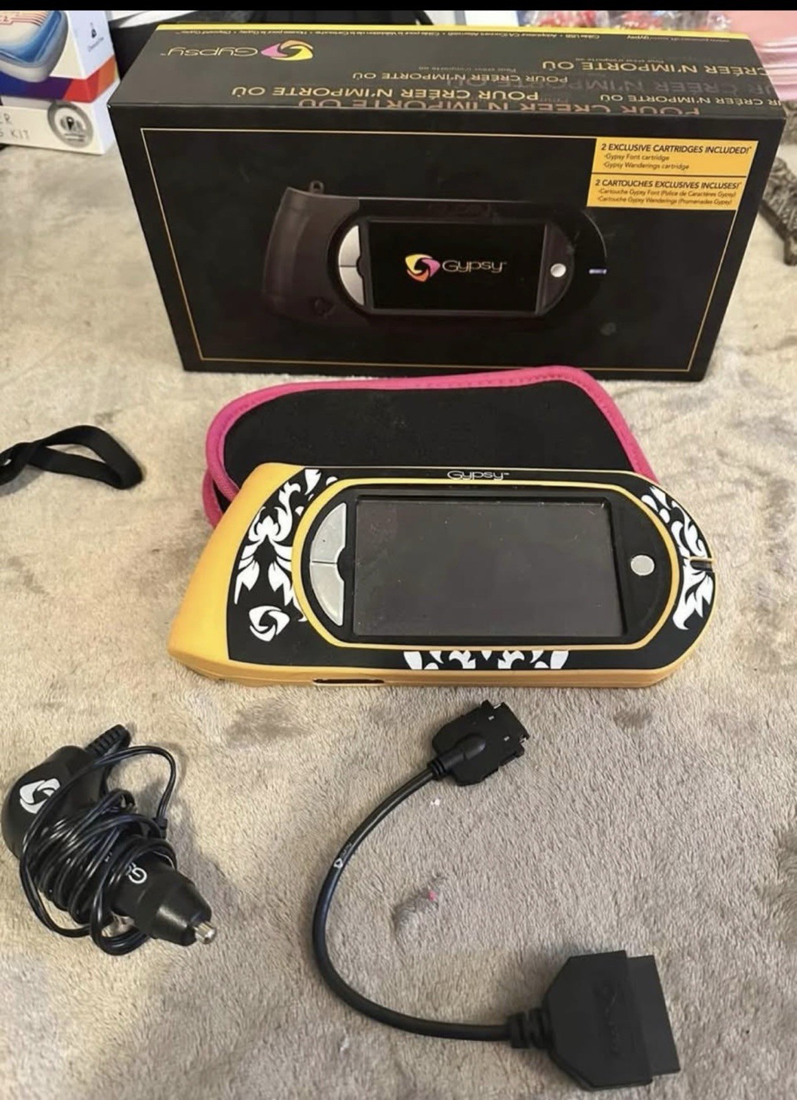 Provo Craft Circuit Gypsy Handheld Design Machine with Case and Cables