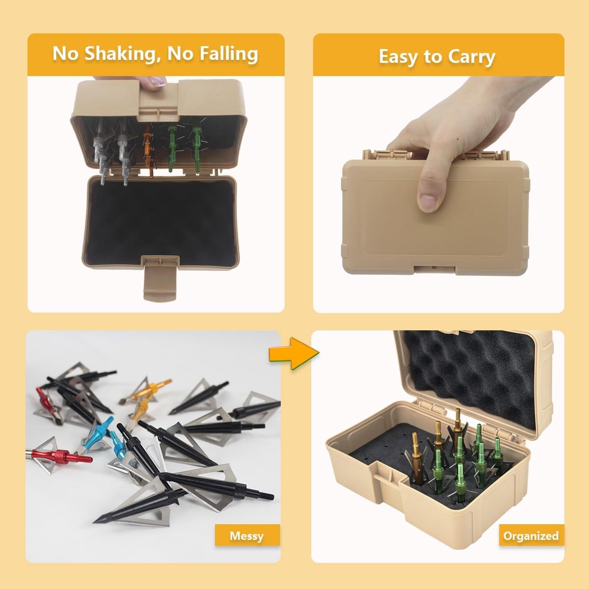 Wamlet Broadhead Box Case Brown