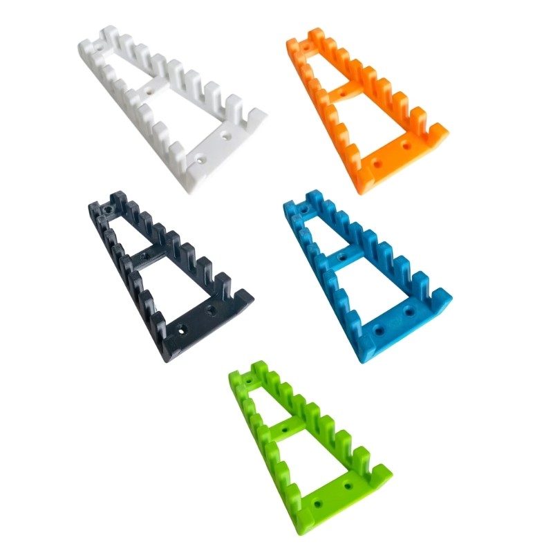 Garage Repair Rack with Plastic Body and Slot Layout Storage