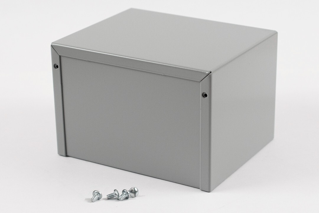 Hammond ASA61 Grey Aluminum Utility Enclosure, Box, 6 x 5 x 4in