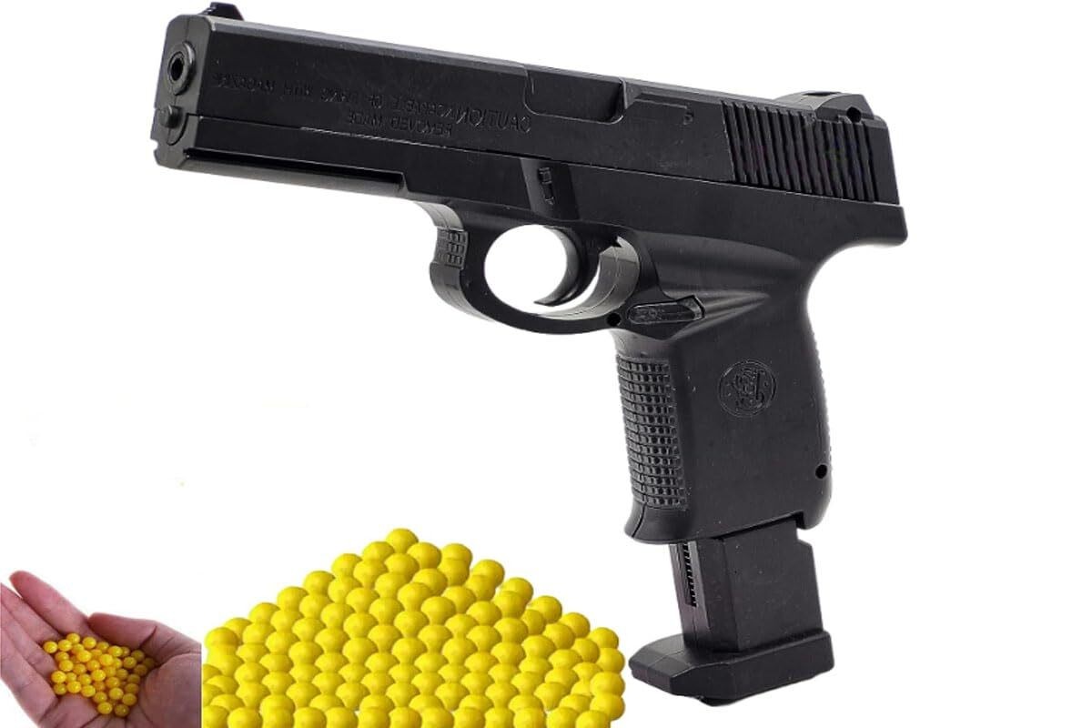 2 X  Air Pistol For Kids | Safe and Long Range | 6MM | 150 Each Plastic Bullets