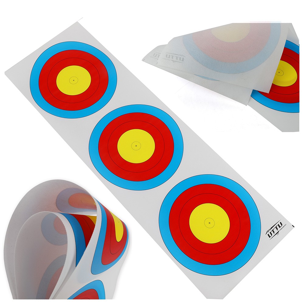 10XCompetition Target Paper Non-Woven Standard Bow Arrow Training Practice Tool