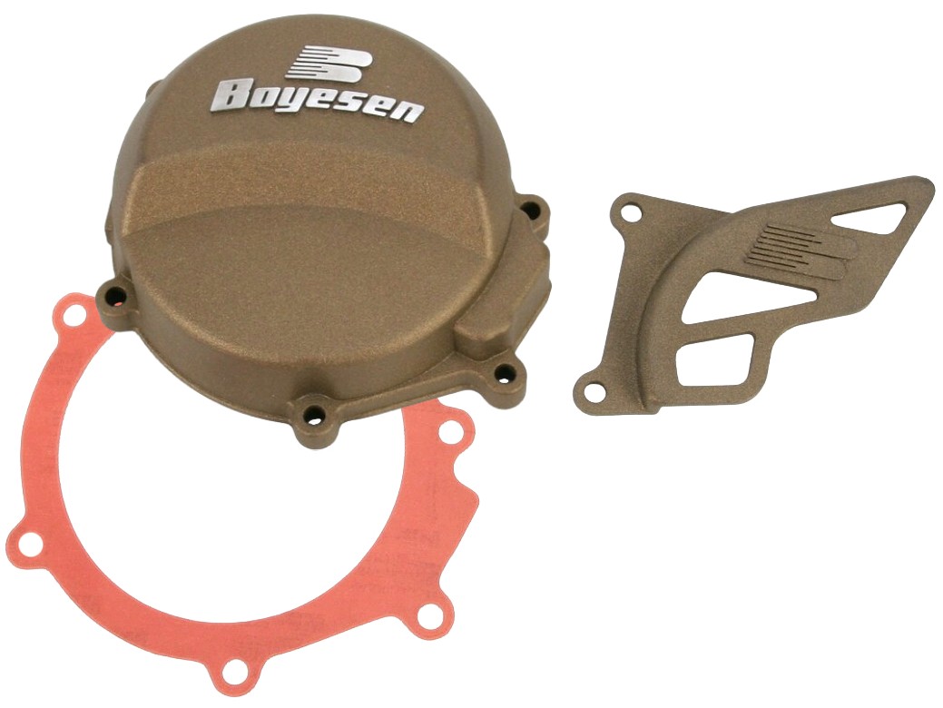 Boyesen SC-10DM Factory Ignition Cover Magnesium '06-26 Kawasaki KX65
