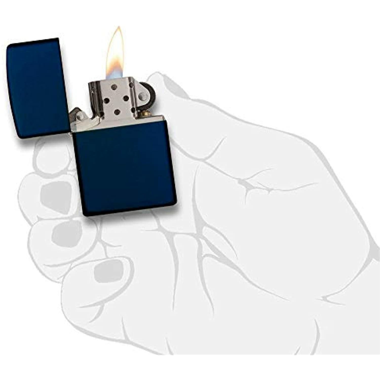 Zippo Classic Navy Matte Pocket Lighter
