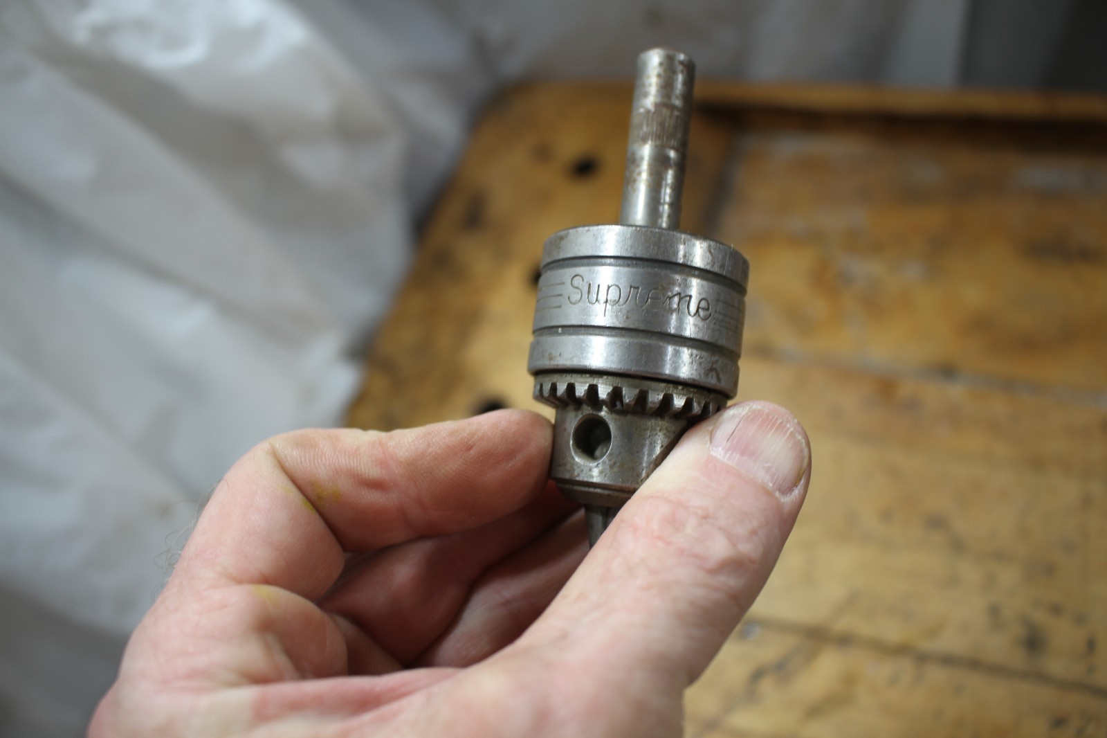 SUPREME drill press CHUCK, 3/8" capacity, 24 THD