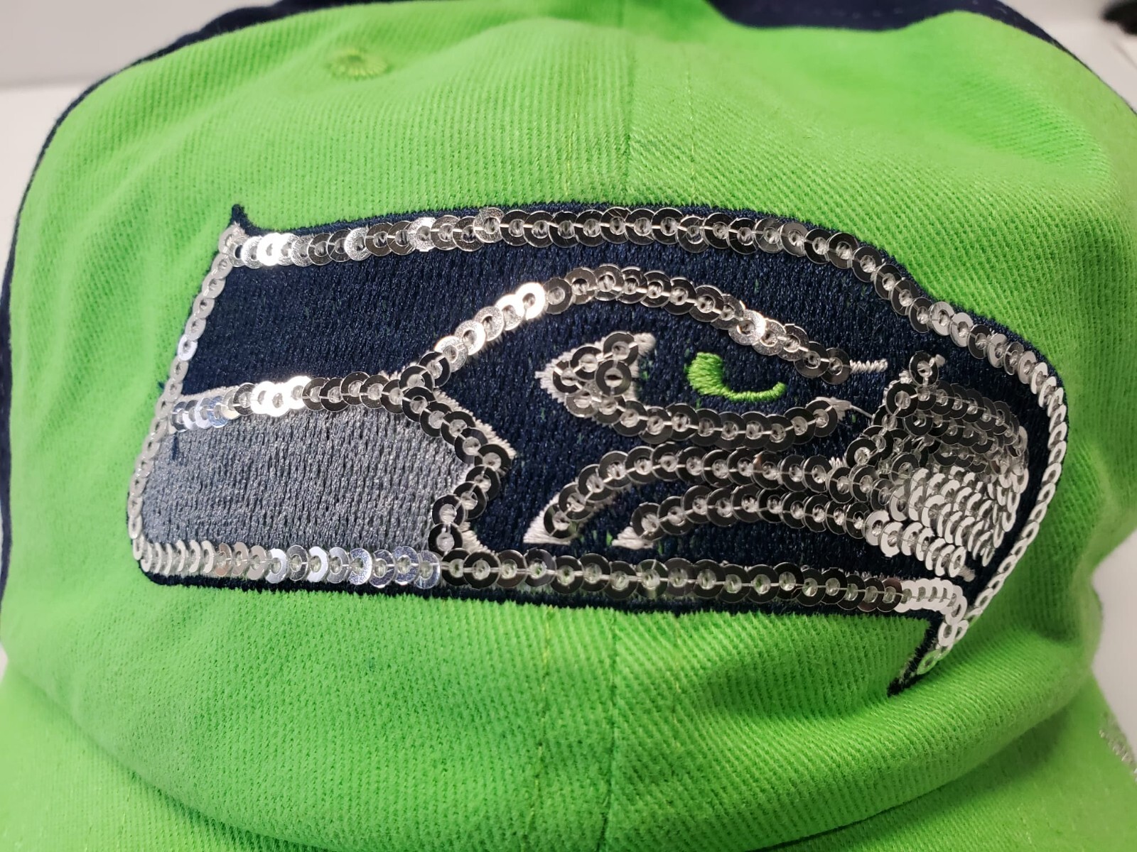 Team Headwear Women's Seattle Seahawks Cap Sparkle Two-Tone '47 Clean Up
