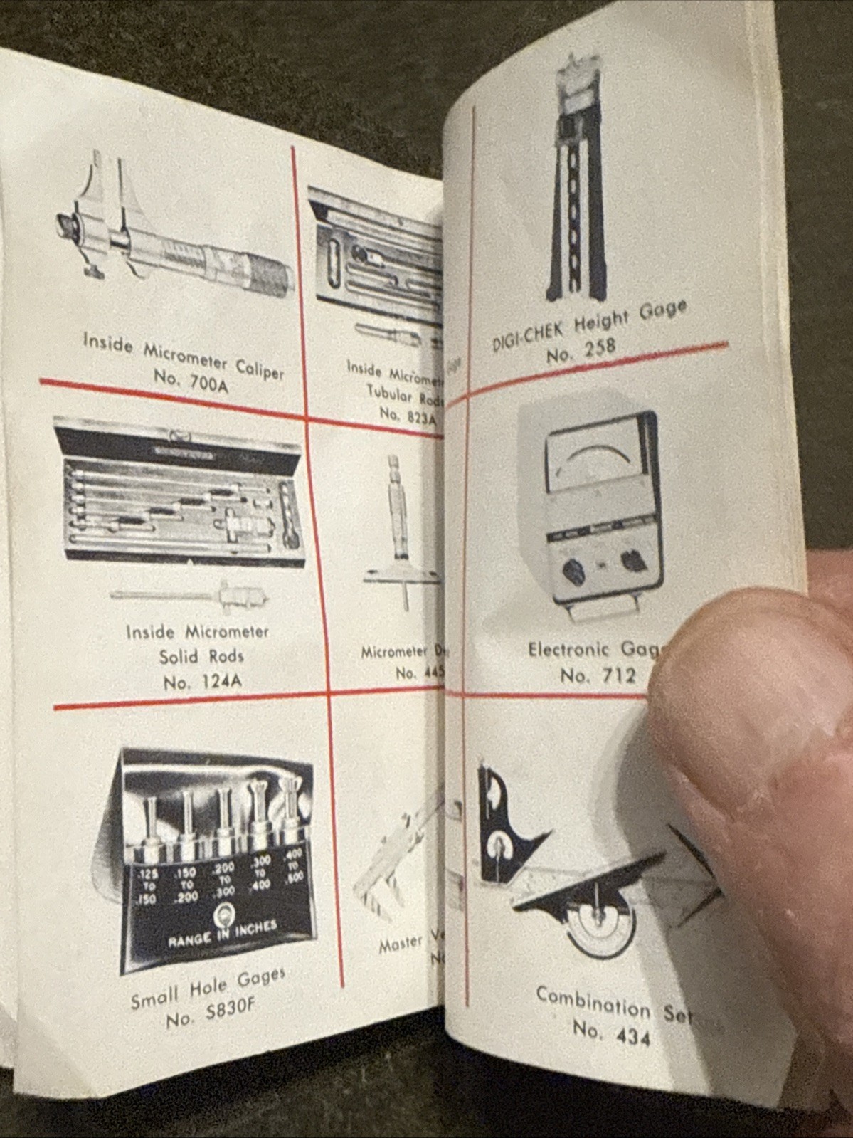 Vintage Starrett Micrometer Machinist Tool Mini Catalog 🇺🇸