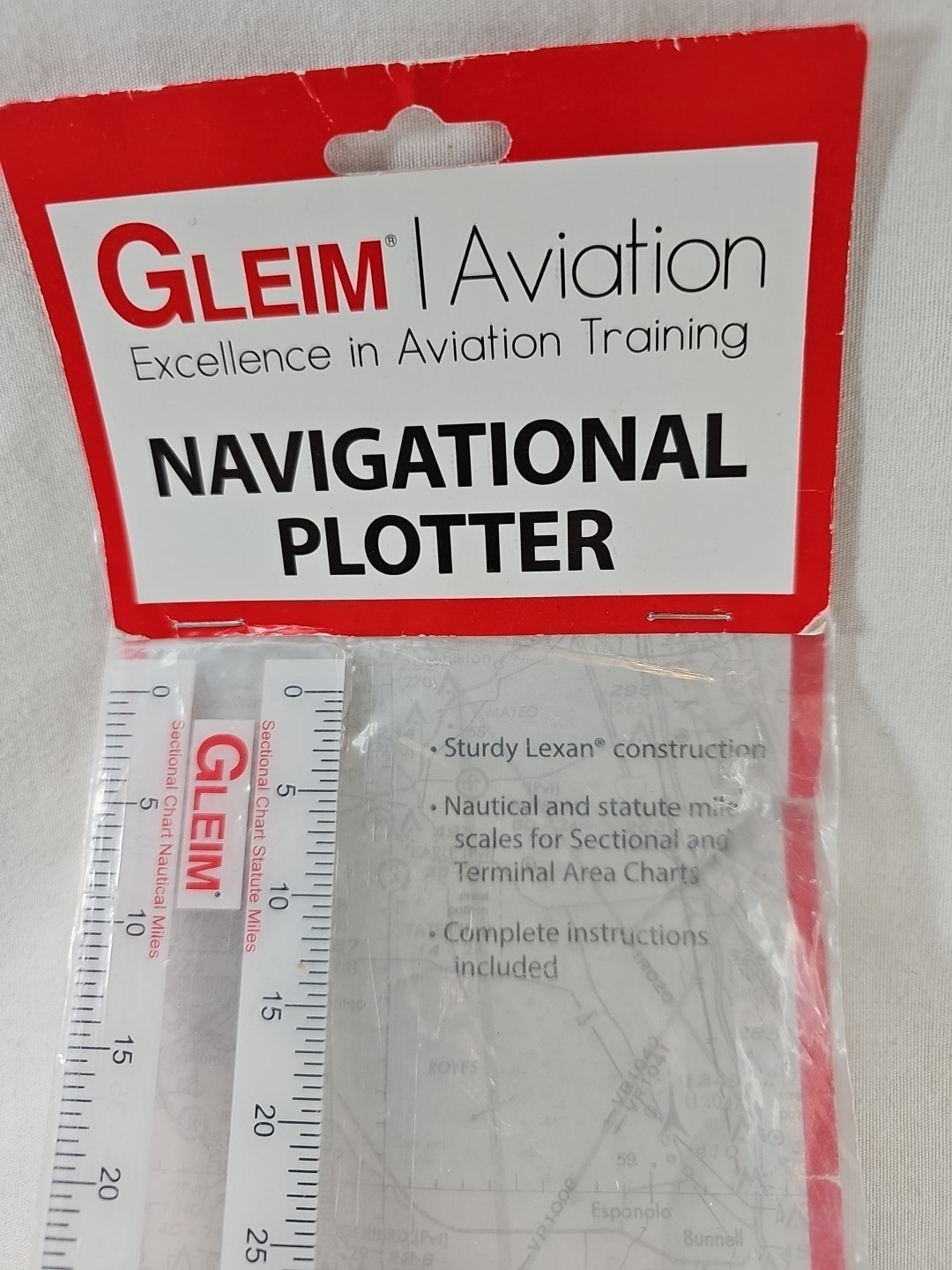 Gleim Navigational Plotter Sectional/World Aeronautical Terminal Area Chart