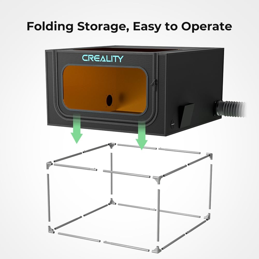 Creality Laser Engraver Enclosure Pro Fireproof and Dustproof Protective Cover