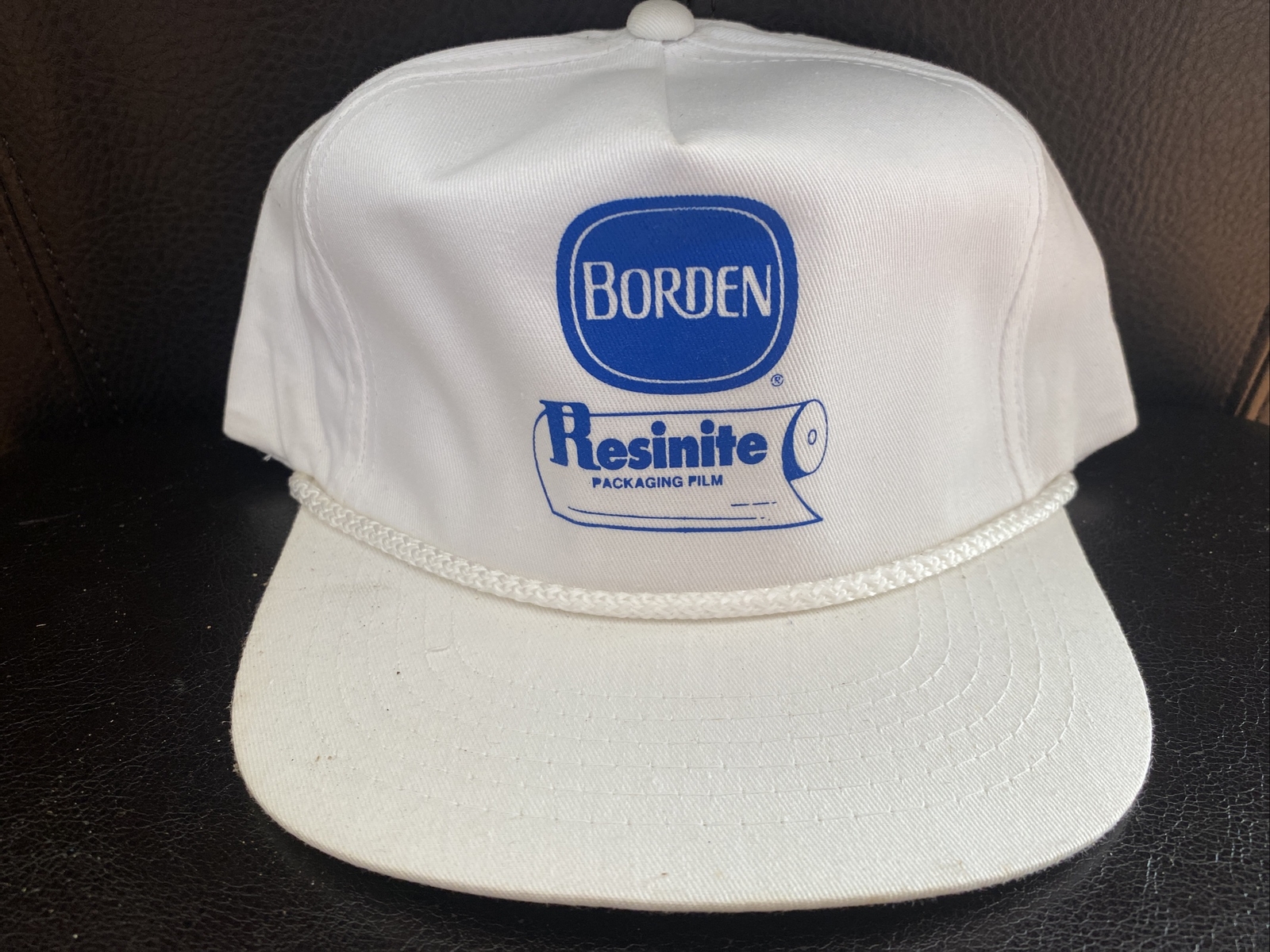 VTG Borden Milk Resinite Packaging Film Hat Plant Farmer Dairy Farm Cow Milk