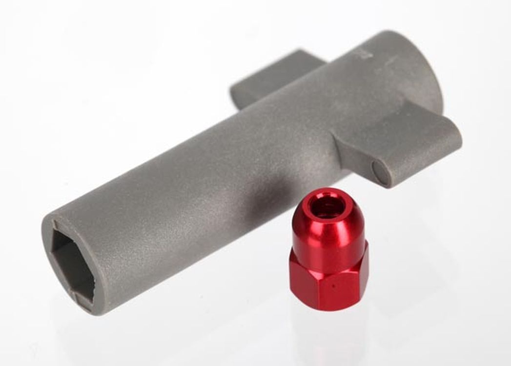Traxxas Red Antenna Crimp Nut & Nut Tool TRA5526R