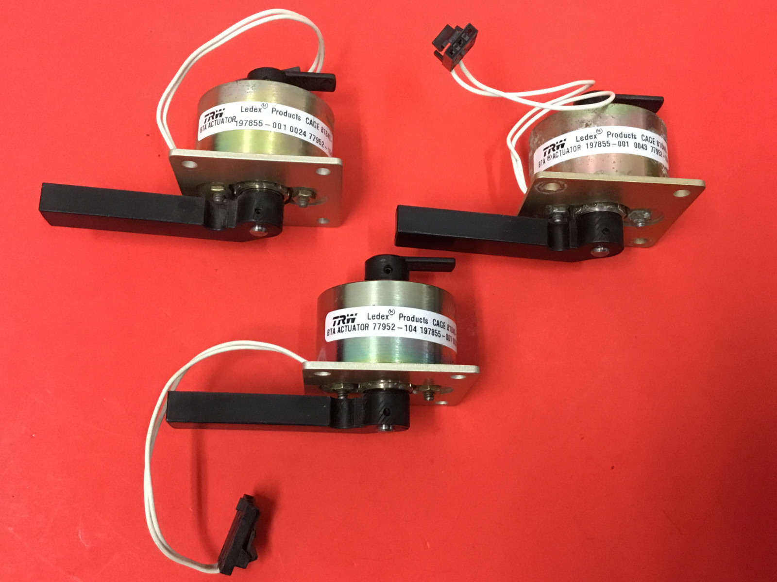 TRW Ledex Products - BTA Rotary Actuator - P/N: 77952-104 - LOT OF (3)