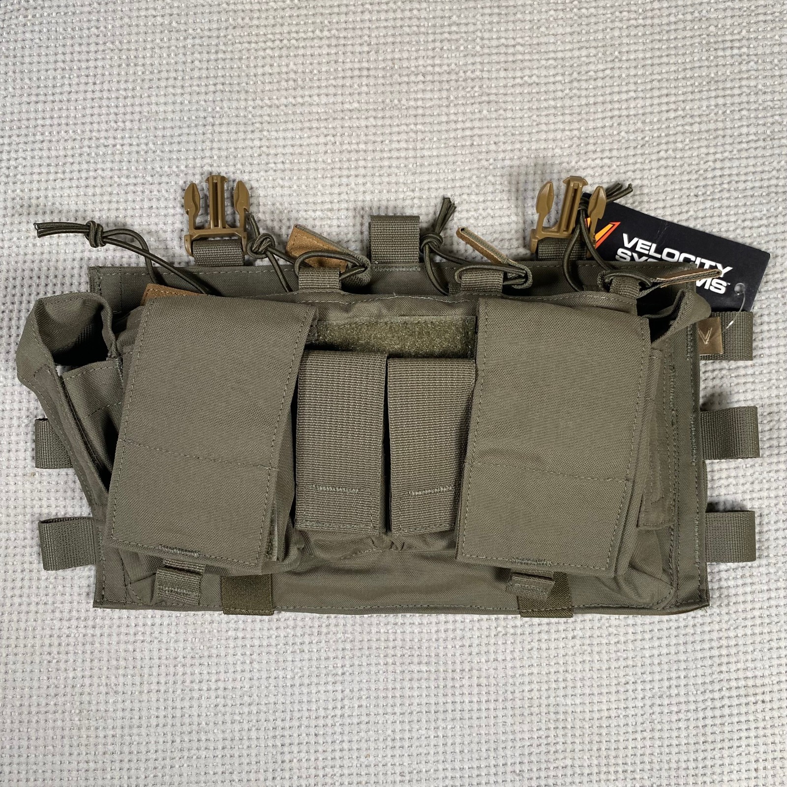 Mayflower Velocity Gen IV UW SWIFTCLIP PLACARD - Ranger Green - NEW USA