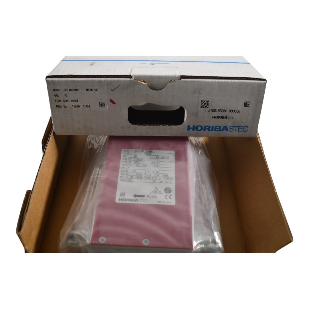 NEW Horiba Stec SEC-N122MGR Mass Flow Controller Gas 50SLM Flow Rate 02 gas