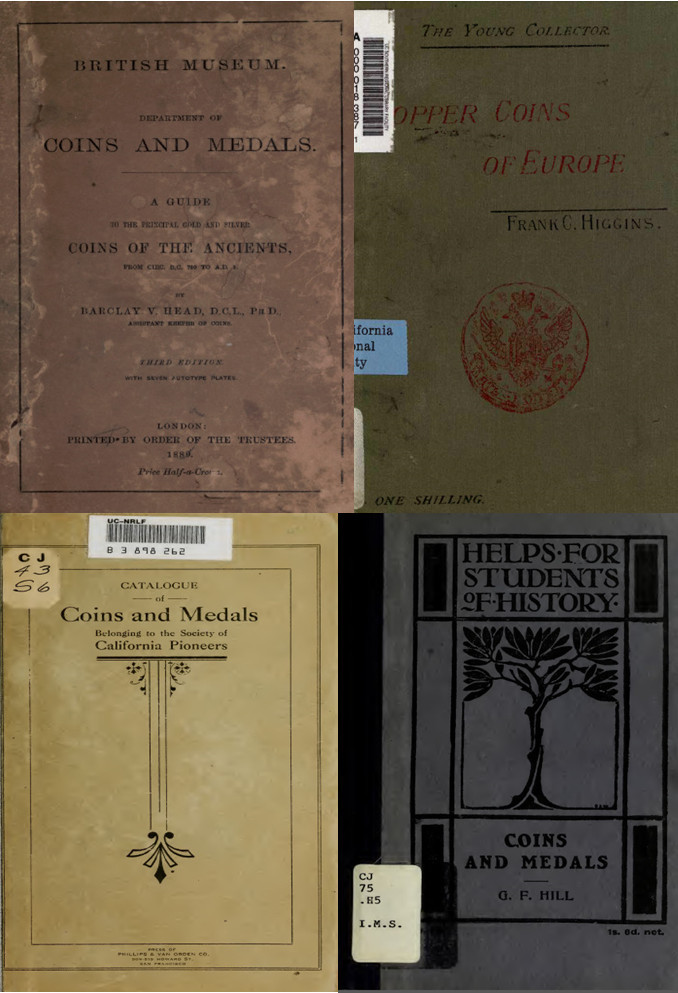 Numismatics Coins World Ancient Greek Roman Islamic Vol.1 - 160 Old Books on DVD