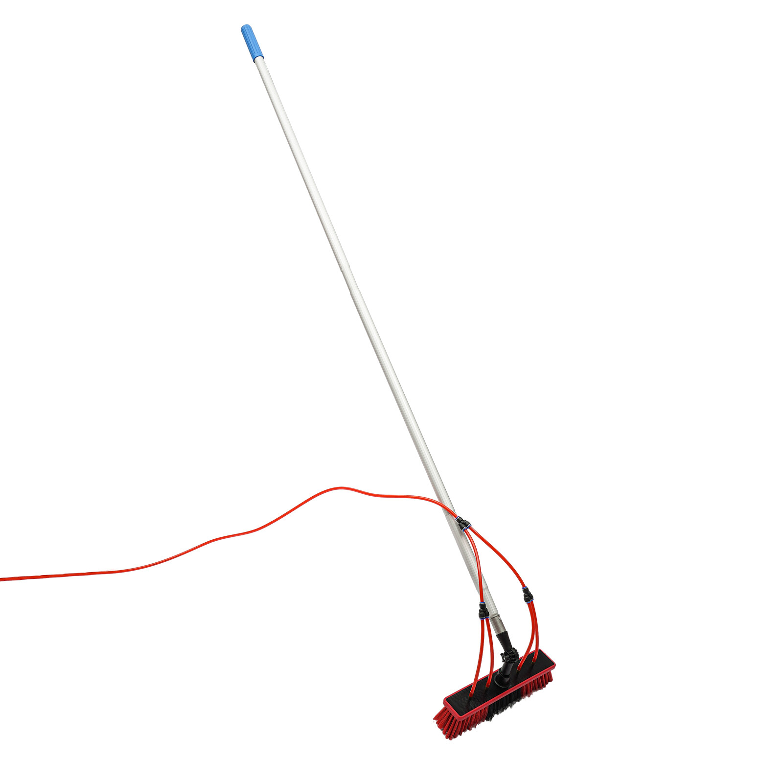 26FT Water Fed Pole Cleaning Brush Tool Kit For Window+Solar Panel Clean Washing