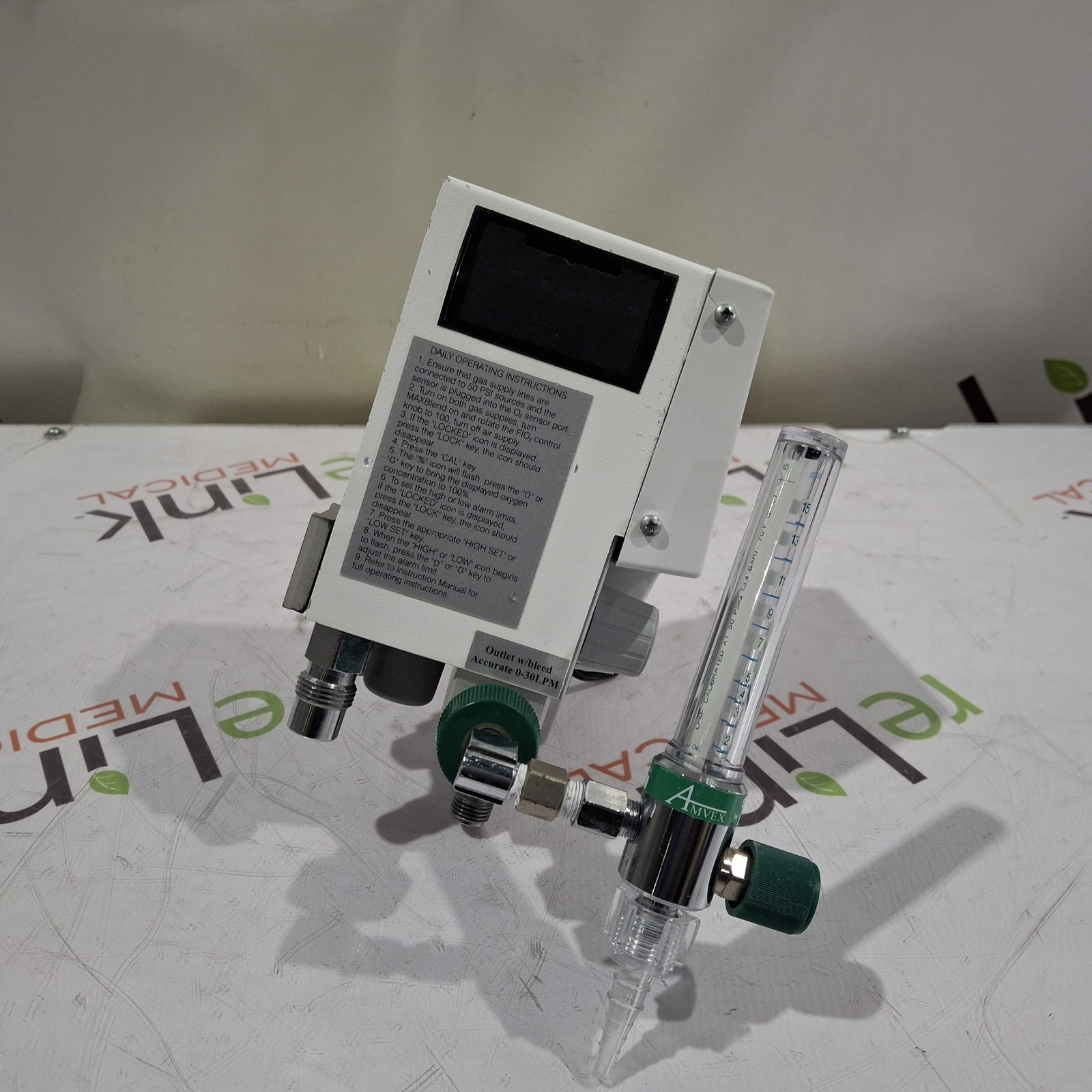 Maxtec, Inc. MAXBlend Low Flow Air/Oxygen Blender