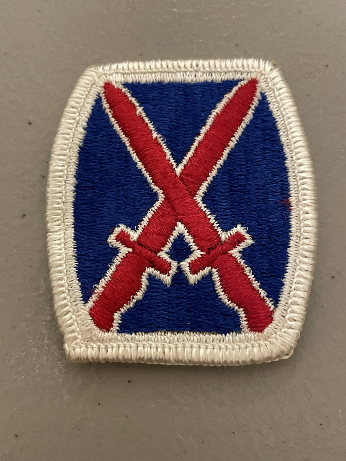 Original US Army 1960’s Vietnam Era 10th Mountain Division Patch #030725-5