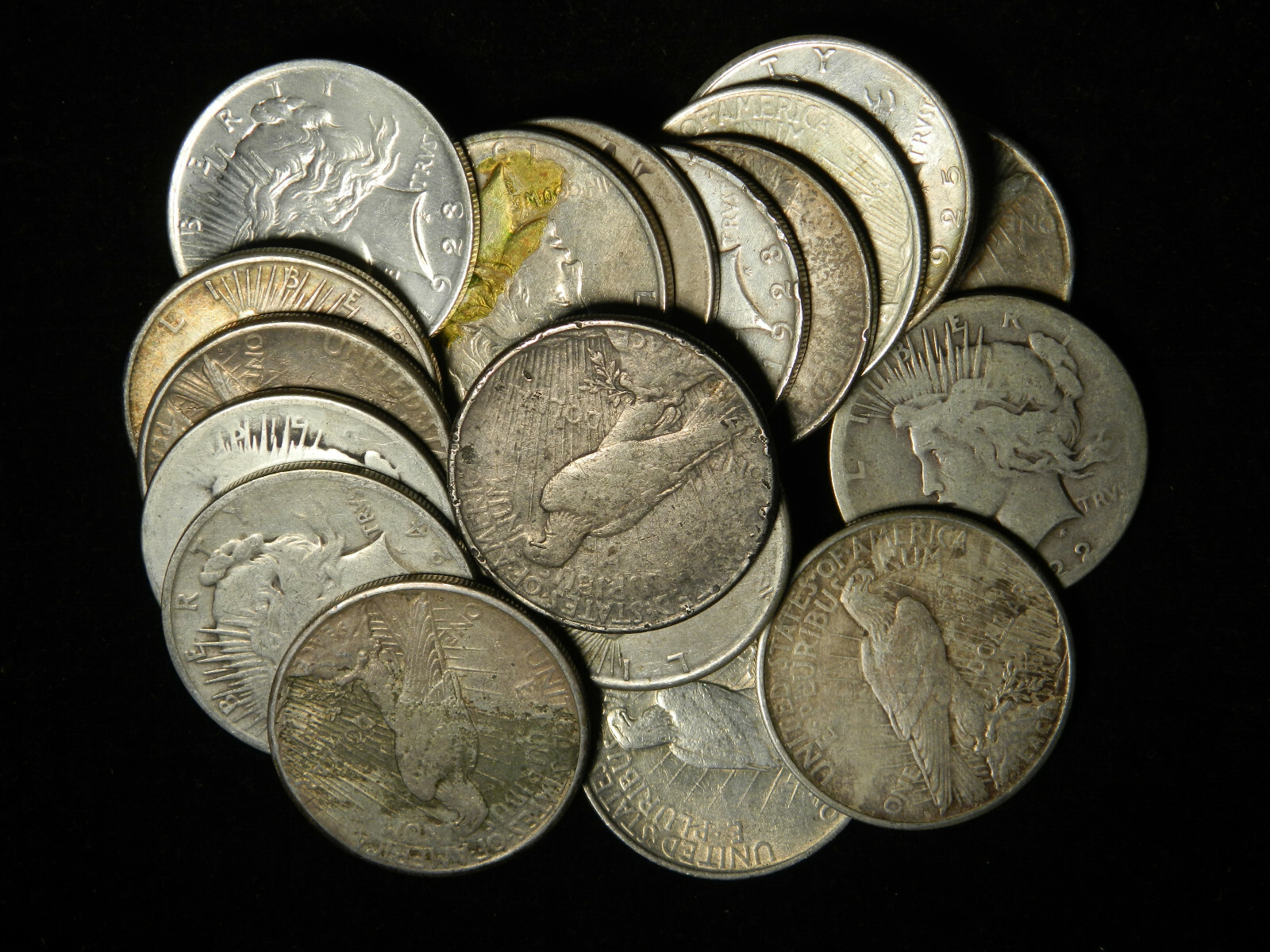 Peace Silver Dollar US Coin Lot ~ Circulated Bullion 90% Coin ~ Choose How Many!