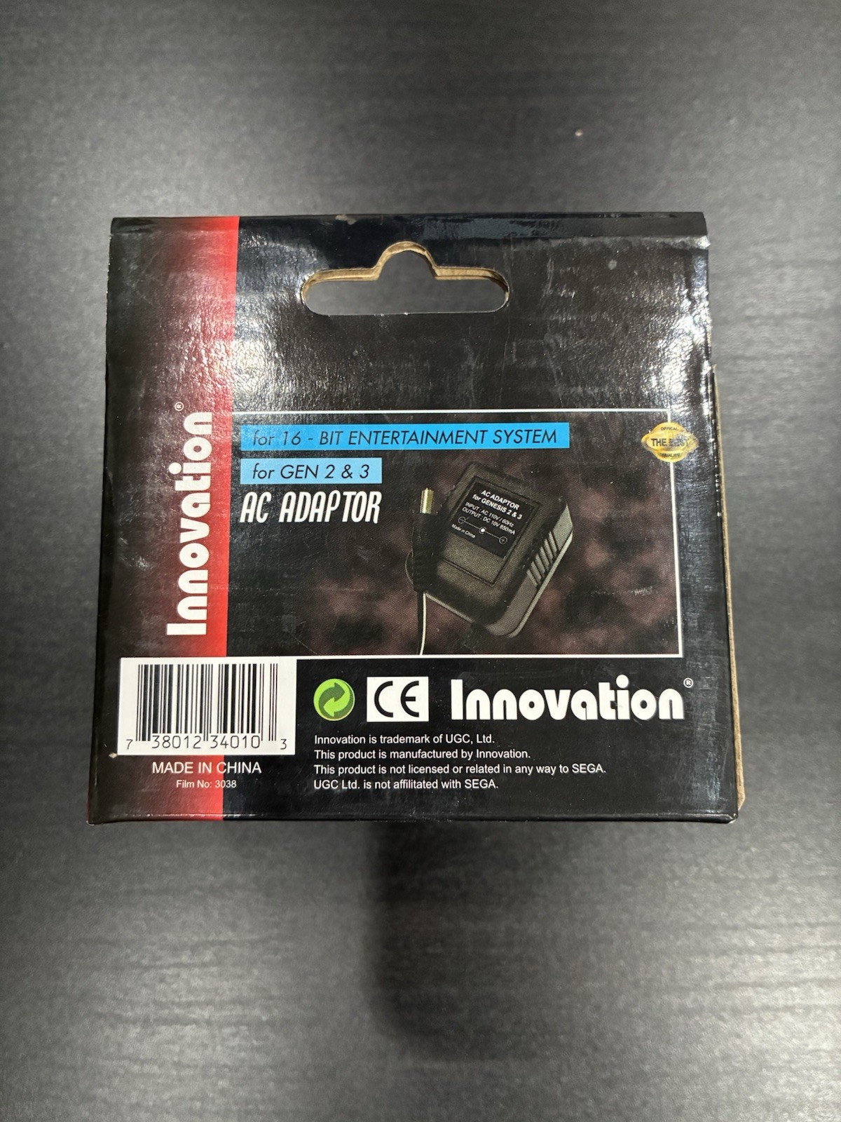 Innovation AC Adapter for Sega Genesis Generations 2 & 3