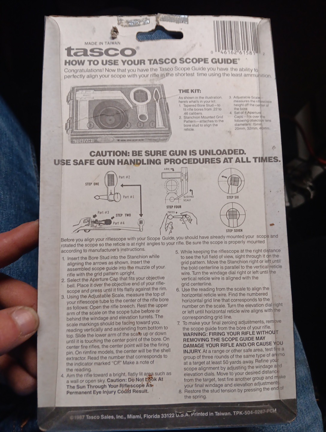 Tasco Scope Guide - Bore Sighting Tool