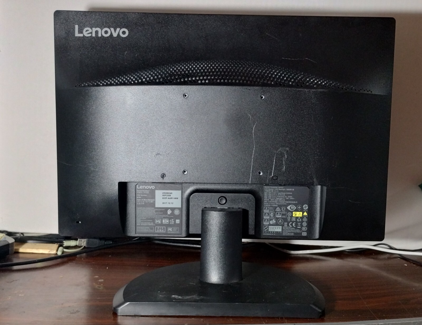 Monitor Lenovo ThinkVision E2054A 19.5" LED Backlit LCD Monitor 1440x900